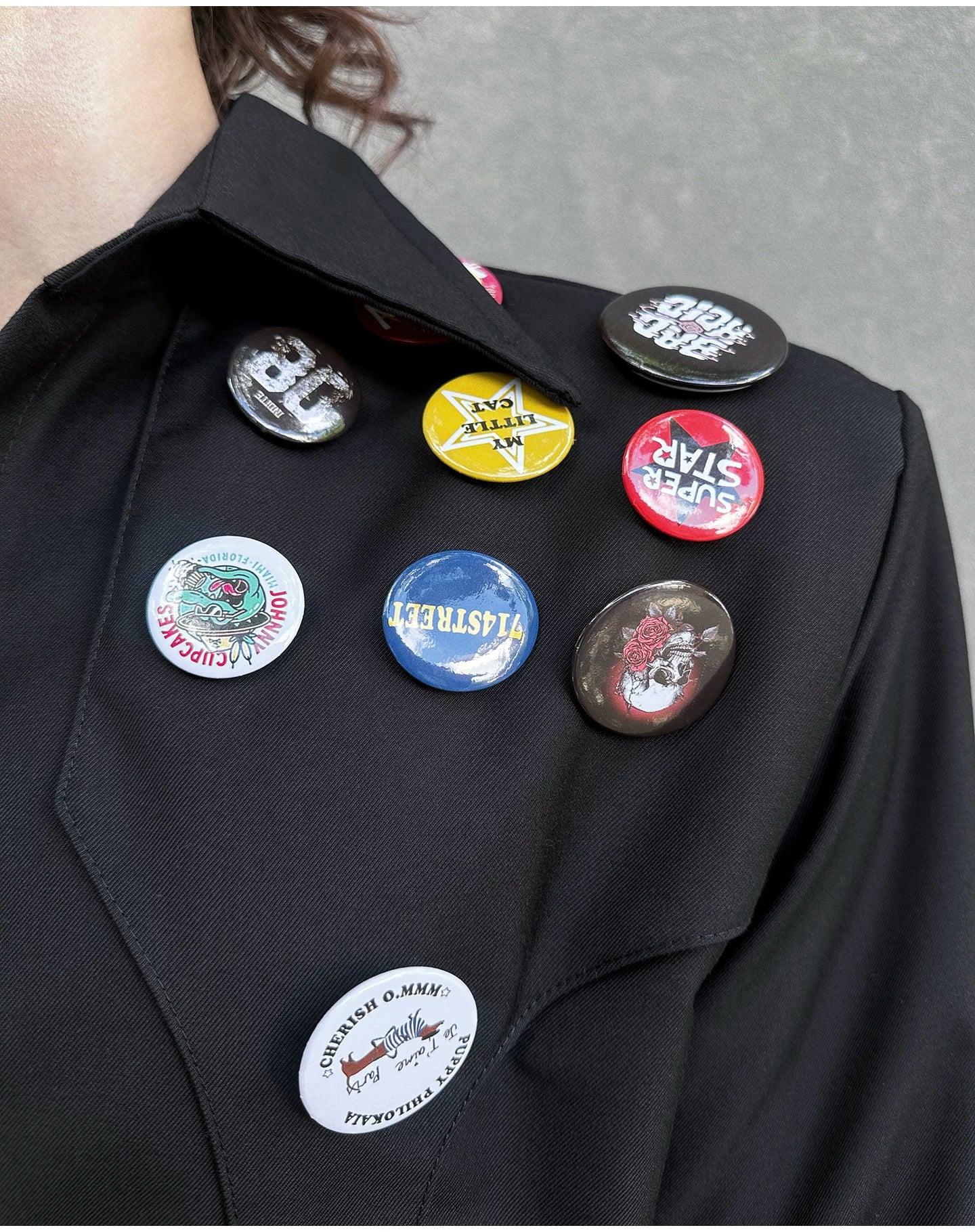 Badge Detail Casual Shirt