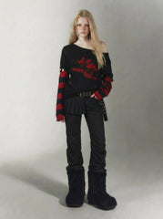 Punk Rock Detachable Sleeve Hot Girl Y2K Sweater