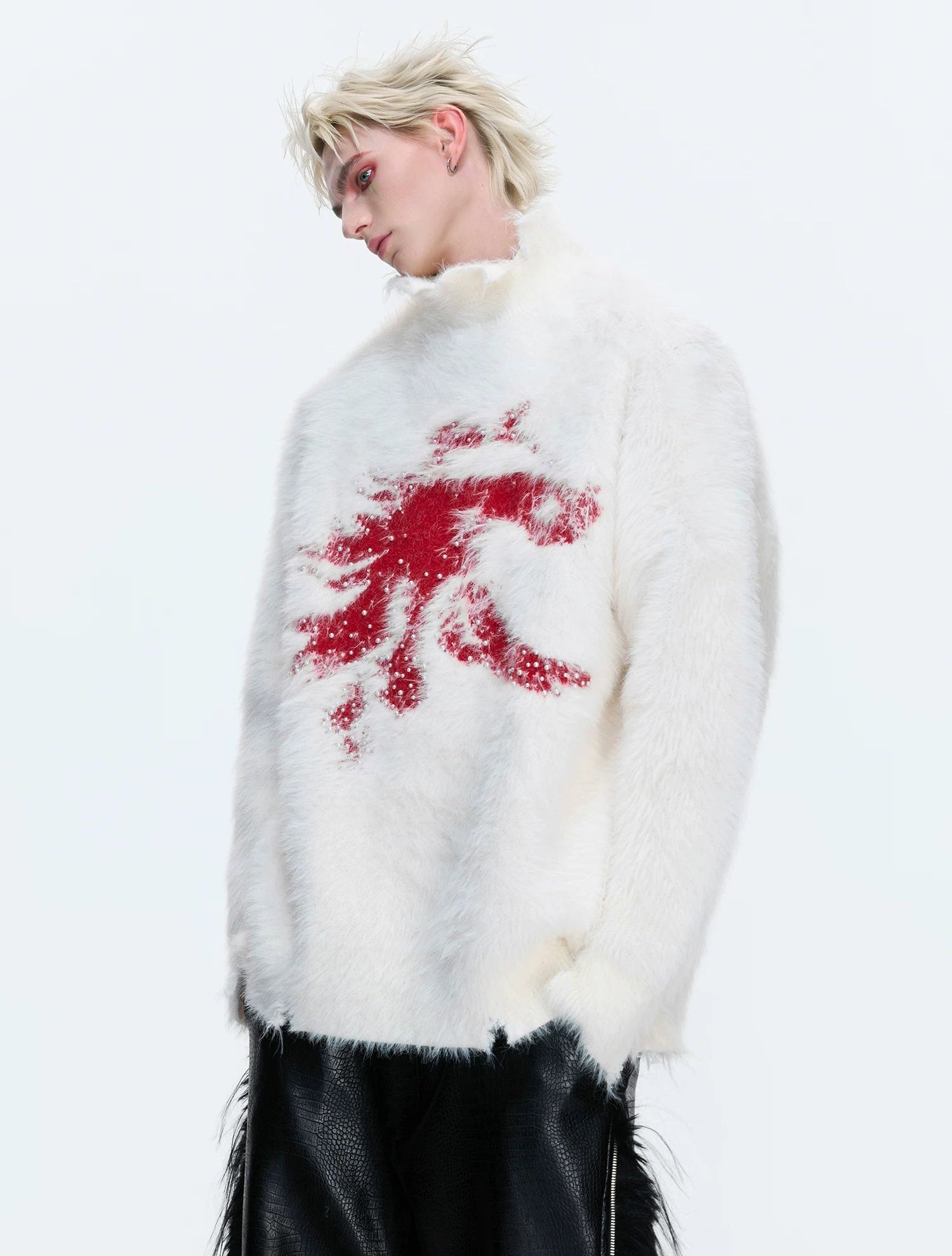 【26s Jan.】Simple and Cozy High-neck Knit Sweater