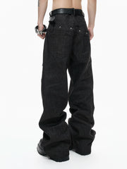 【26s Apr.】Raw Selvedge Double Waist Straight Denim Pants