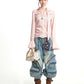 【25s Sep.】Plaid Vintage Ruched Slim Fit Waist Shirt
