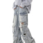 【25s Jul.】Heavy Washed Ripped Multi-pocket Jeans