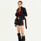 【25s Oct.】Punk Rock Plaid Leather Jacket