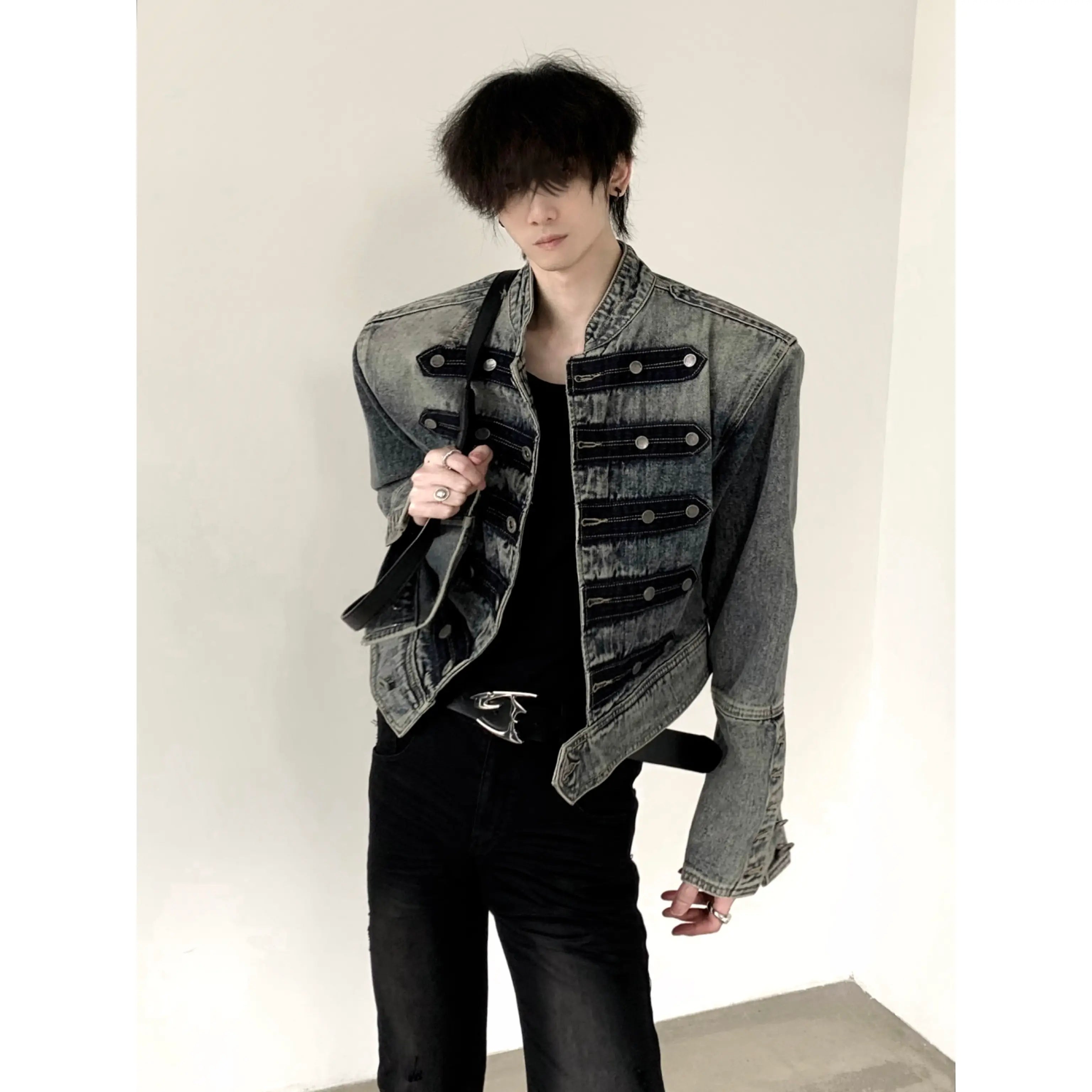 Vintage Knight Napoleon Denim Jacket