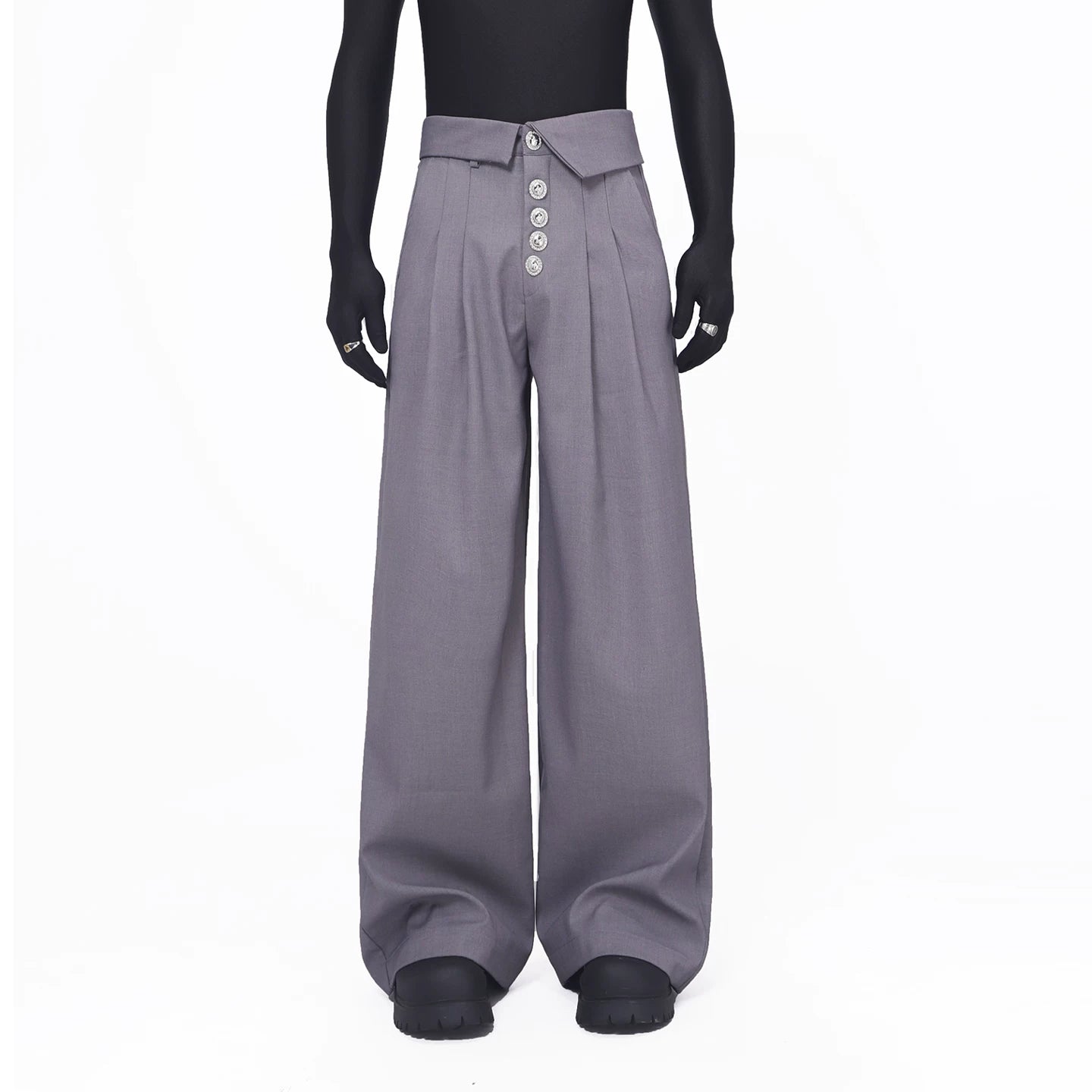 Napoleon Braided Jacket + Wide-Leg Trousers
