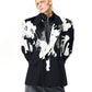 Cow-print Fur Blazer