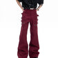 【25s Sep.】Vintage Metal Zipper 3D Pocket Pants