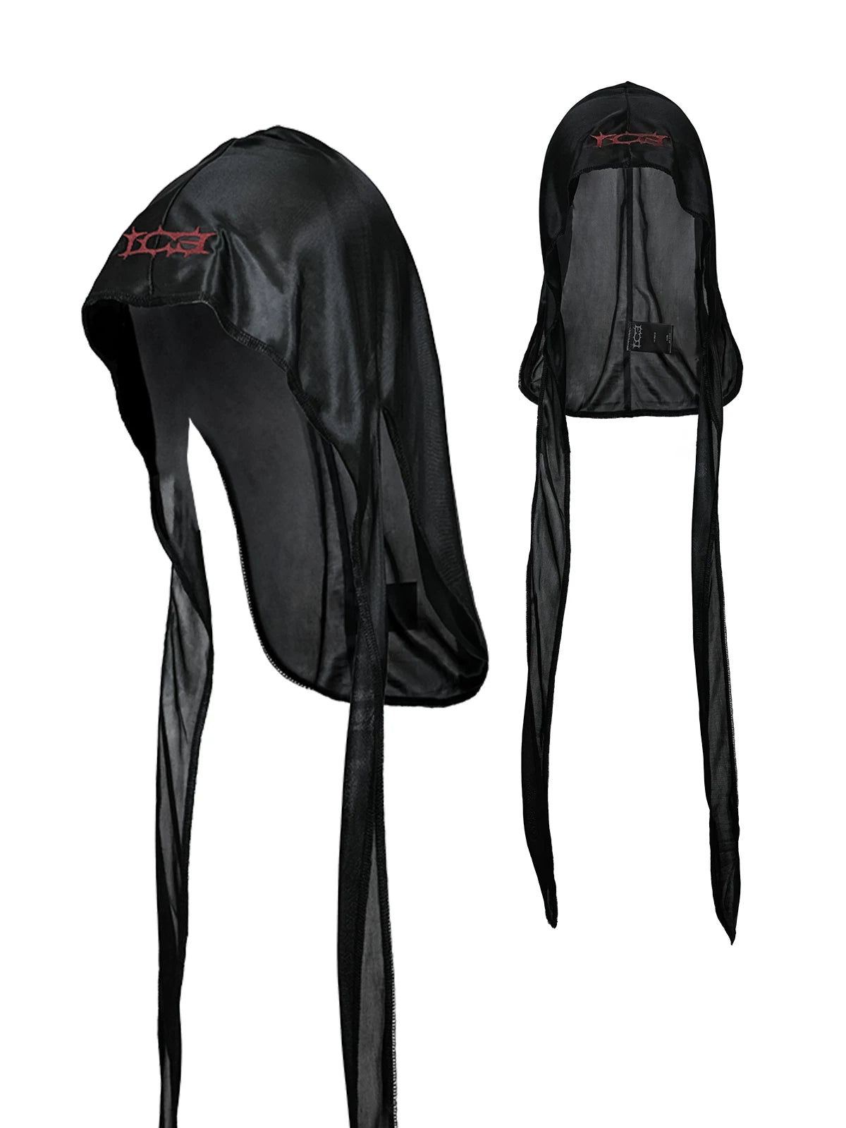 Embroidered Long Tail Durag