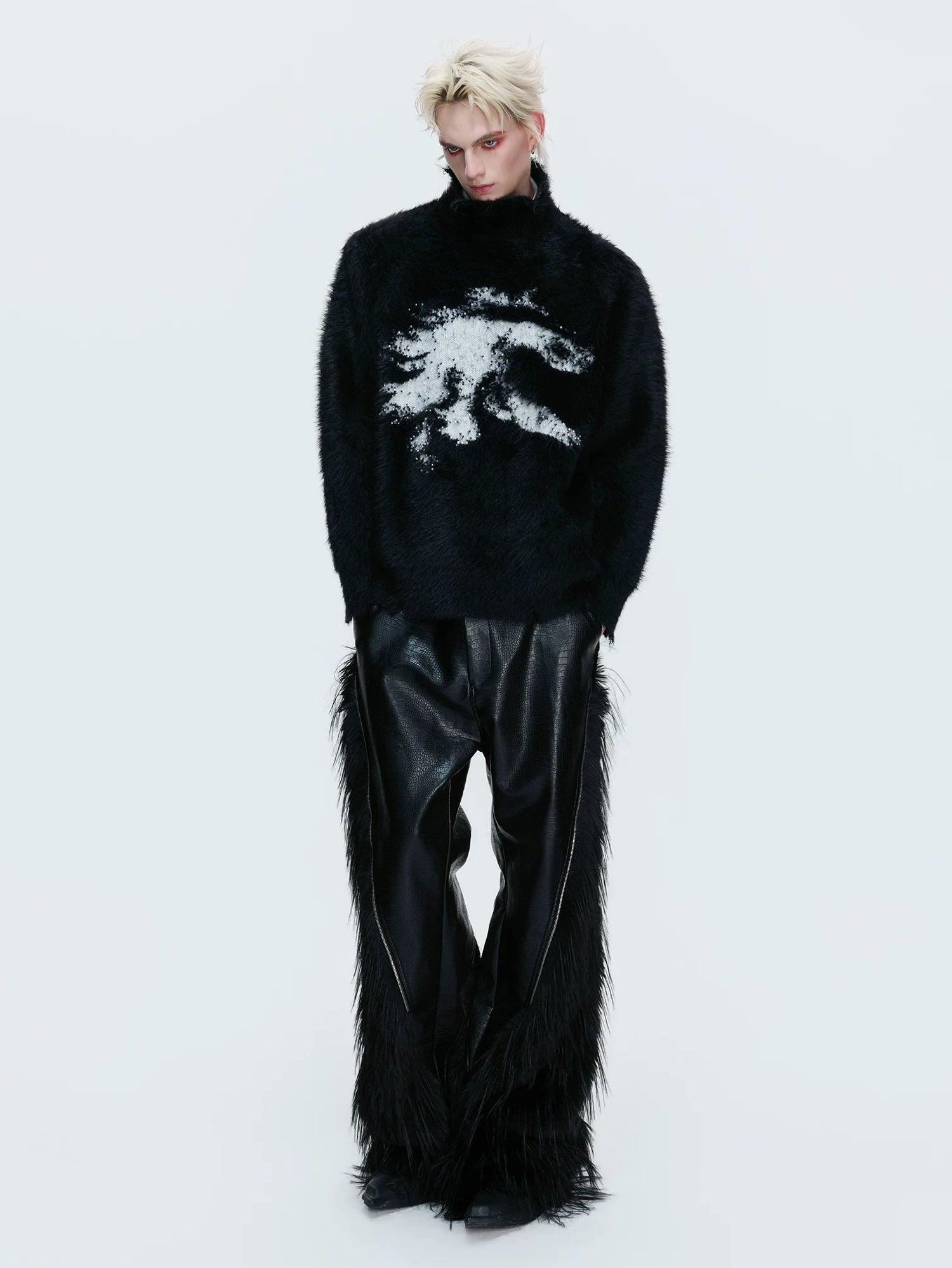 【26s Jan.】Simple and Cozy High-neck Knit Sweater