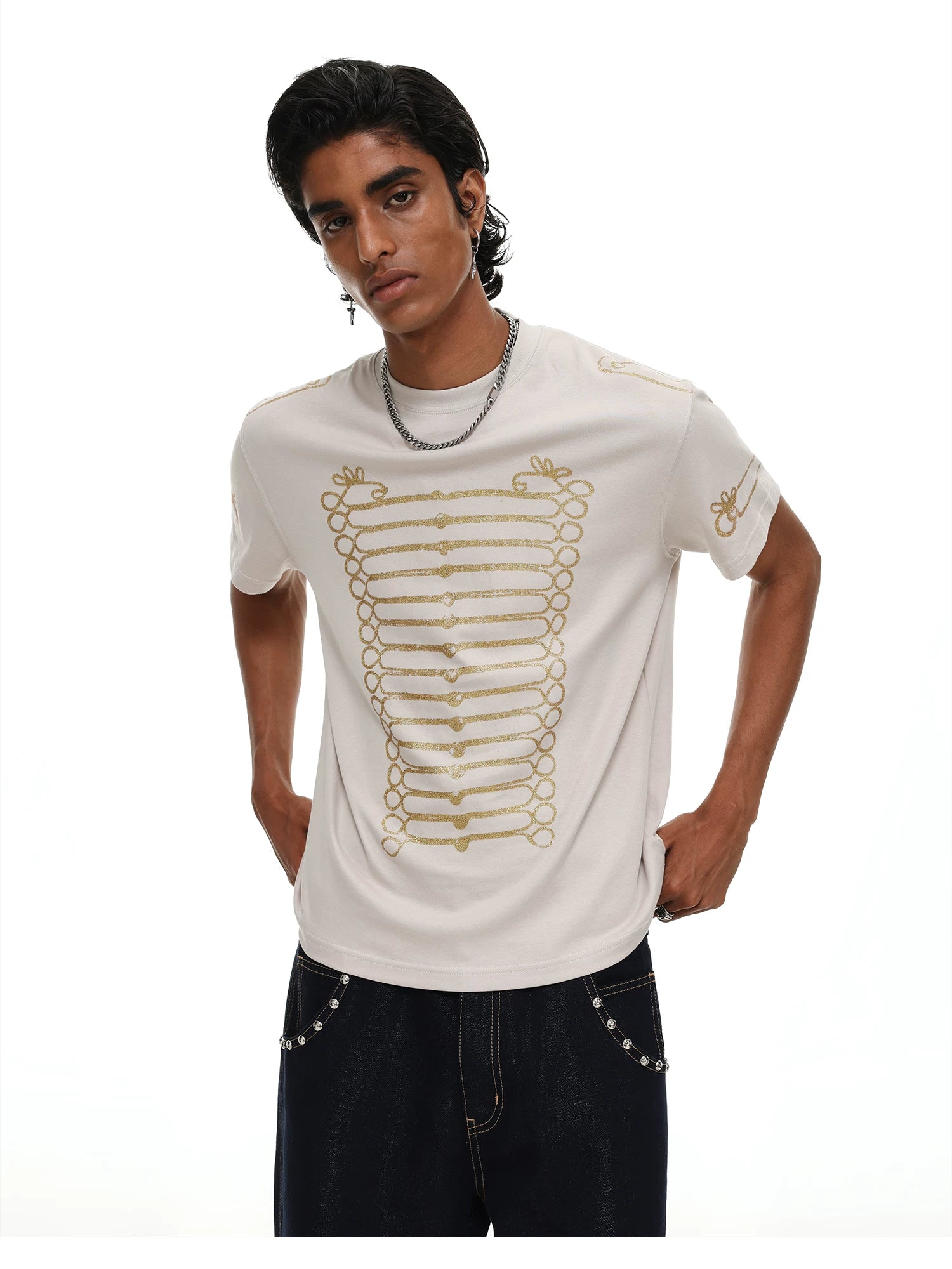 【26s May】Napoleonic Court Printed Slim Tee