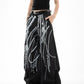【25s Jul.】Vintage Pearl Printed Craft Pants