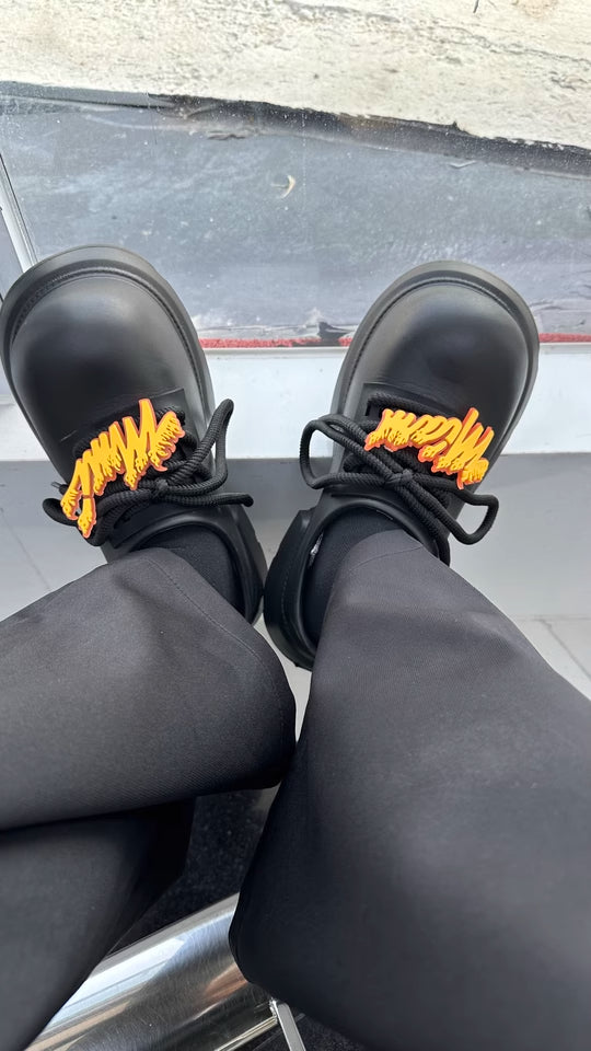 Thick-soled High-heeled Derby Shoes ArtsKoreanMan