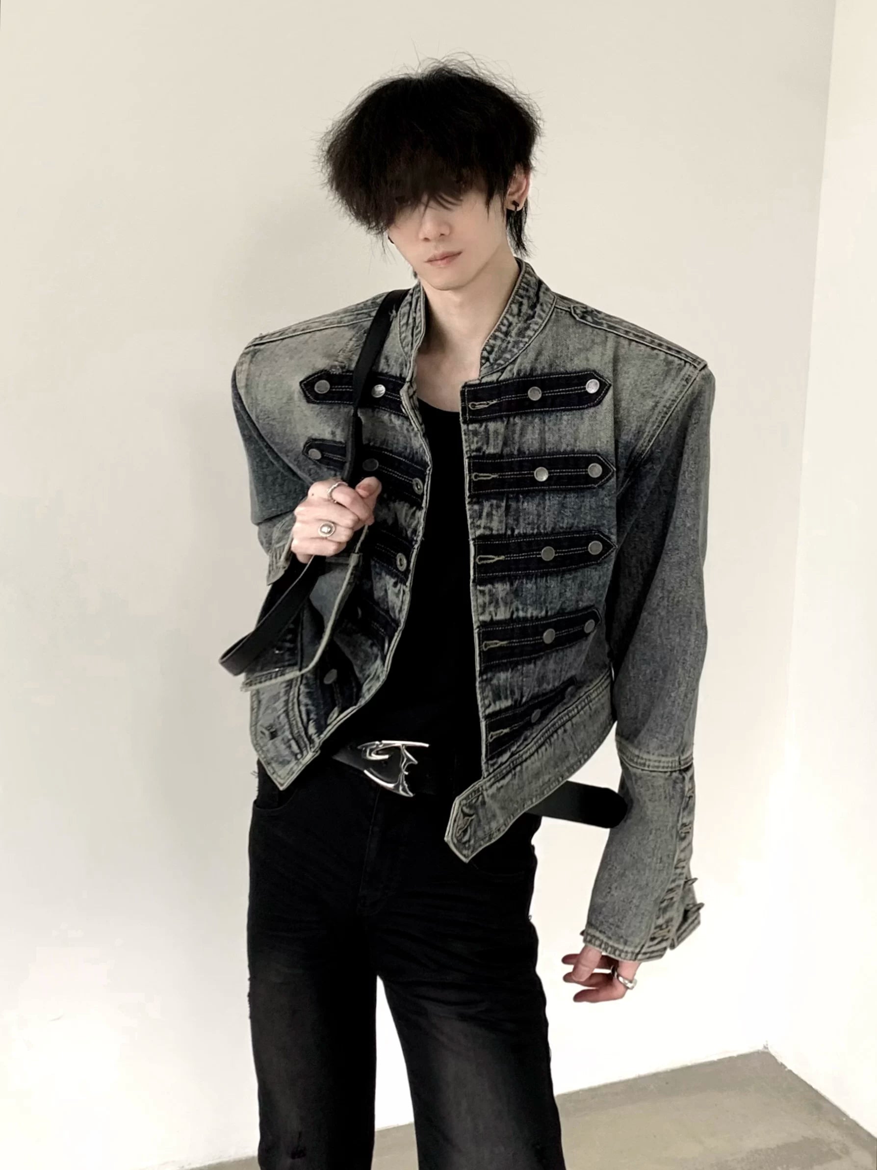 Vintage Knight Napoleon Denim Jacket