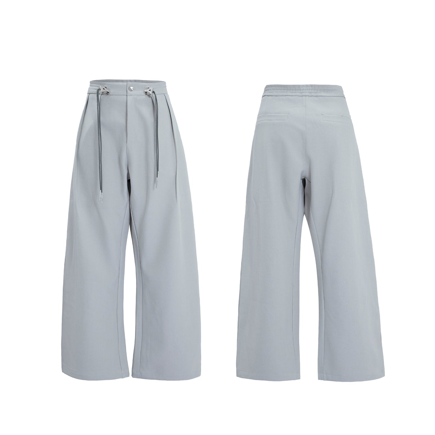 【25s Nov.】Drawstring Waist Padded Shoulder Suit/ Trousers