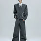 【25s Oct.】Contrast Color Elegant Chanel Style Jacket/Scimitar Pants