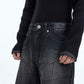 【25s Nov.】Washed Distressed Structured Jeans