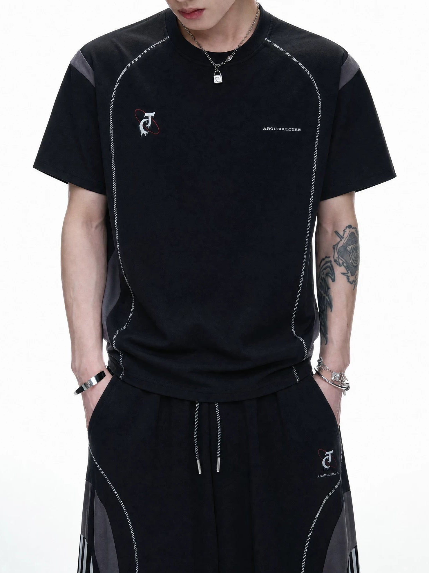 Contrast Cooling Sport Top / Pants