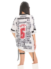 【25s Jul.】Newspaper Graphic Vintage Street Tee