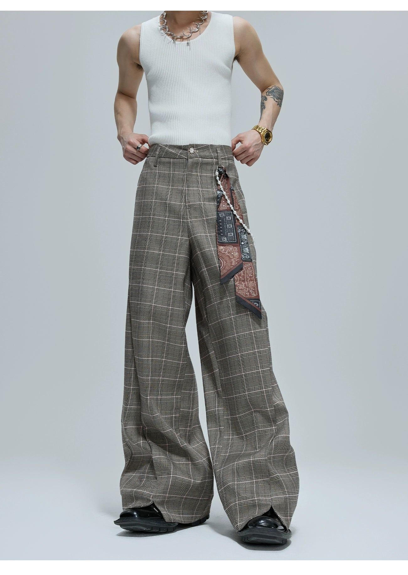 【25s Oct.】Pearl Houndstooth Lapel Jacket/Pants