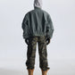 【25s Aug.】Distressed Washed Loose Bomber Jacket