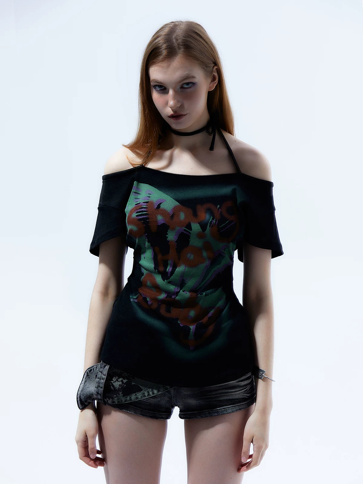 Y2K Sexy Butterfly Print T-shirt