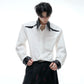 【25s Aug.】Sequined Contrast Lapel Shirt