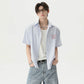 【25s Jun.】Striped Print Collar Shirt
