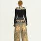 【25s Oct.】Hot Girl Leopard Print Fur Collar Knit Cardigan