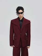 【26s Apr.】Peak Lapel Structured Waist Tailored Blazer / Pants