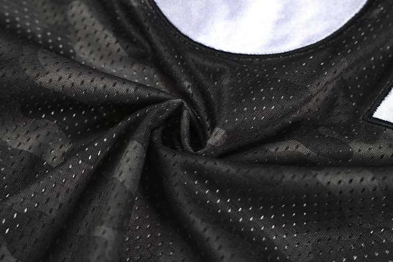 Embroidered Camo Mesh Jersey Tee