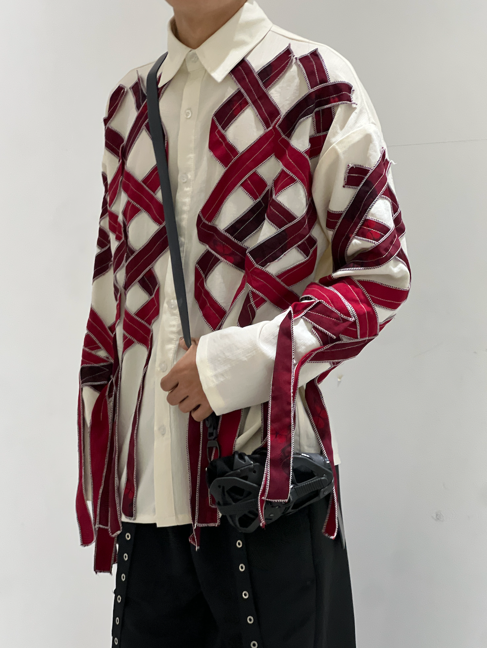 Vintage Fringe Patchwork Shirt
