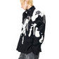 Cow-print Fur Blazer