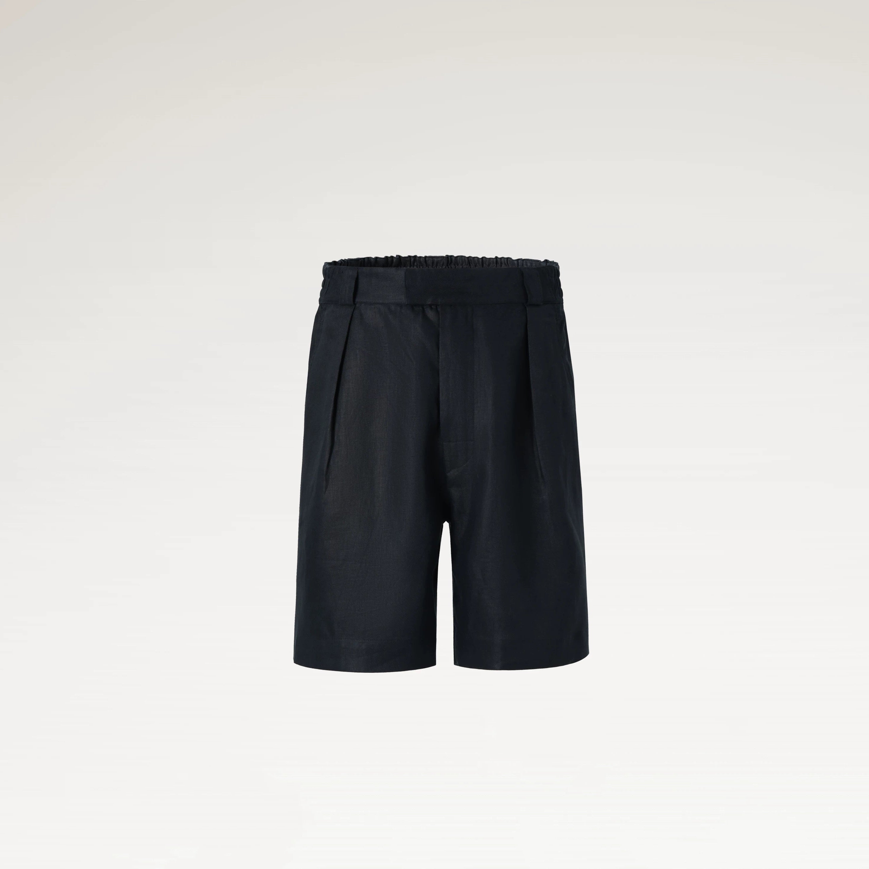Relaxed Linen Straight Shorts