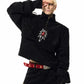 Suede Graffiti Deconstructed Design Hoodie/Pants