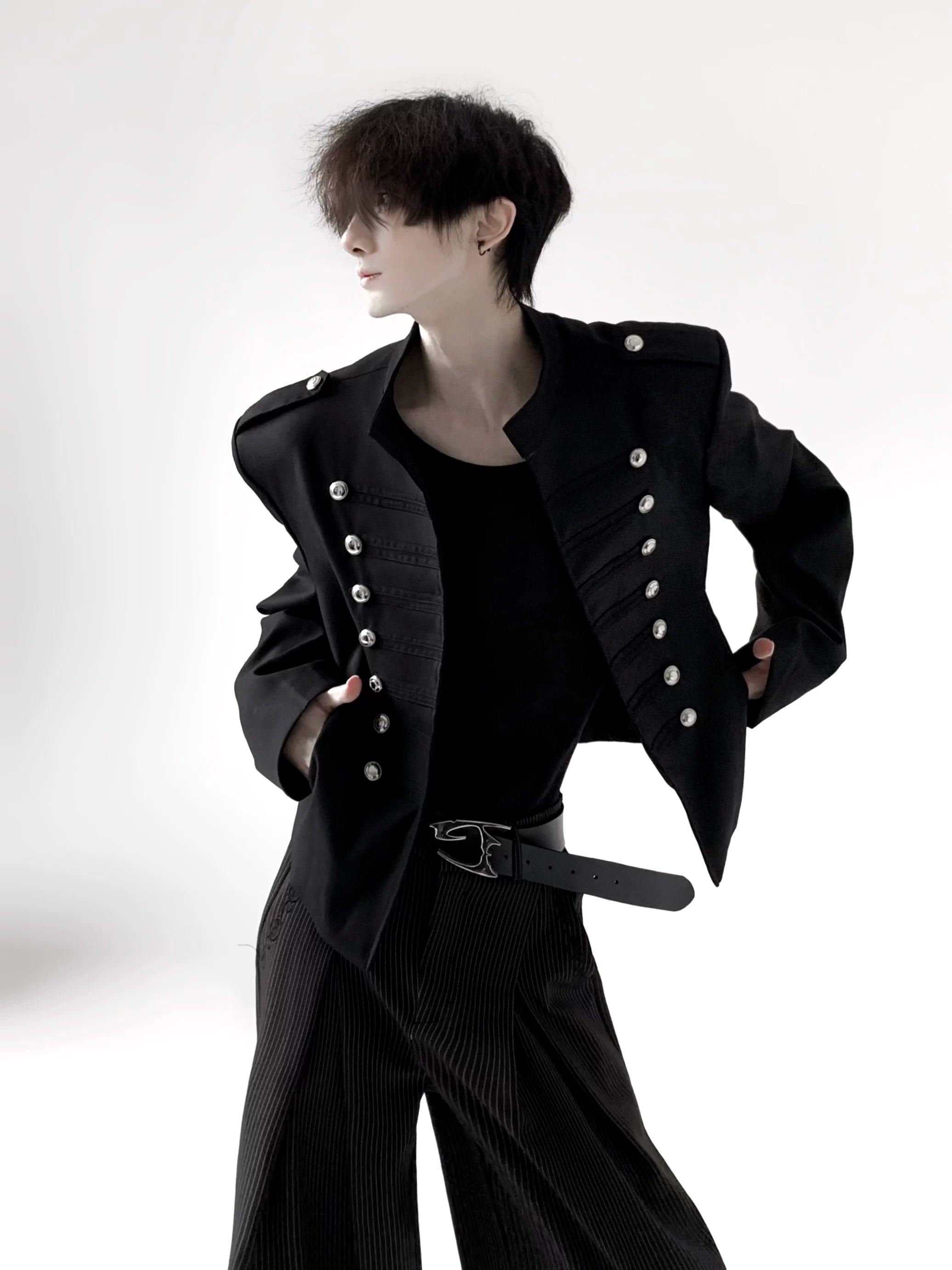 Dark Court Napoleon Cropped Jacket