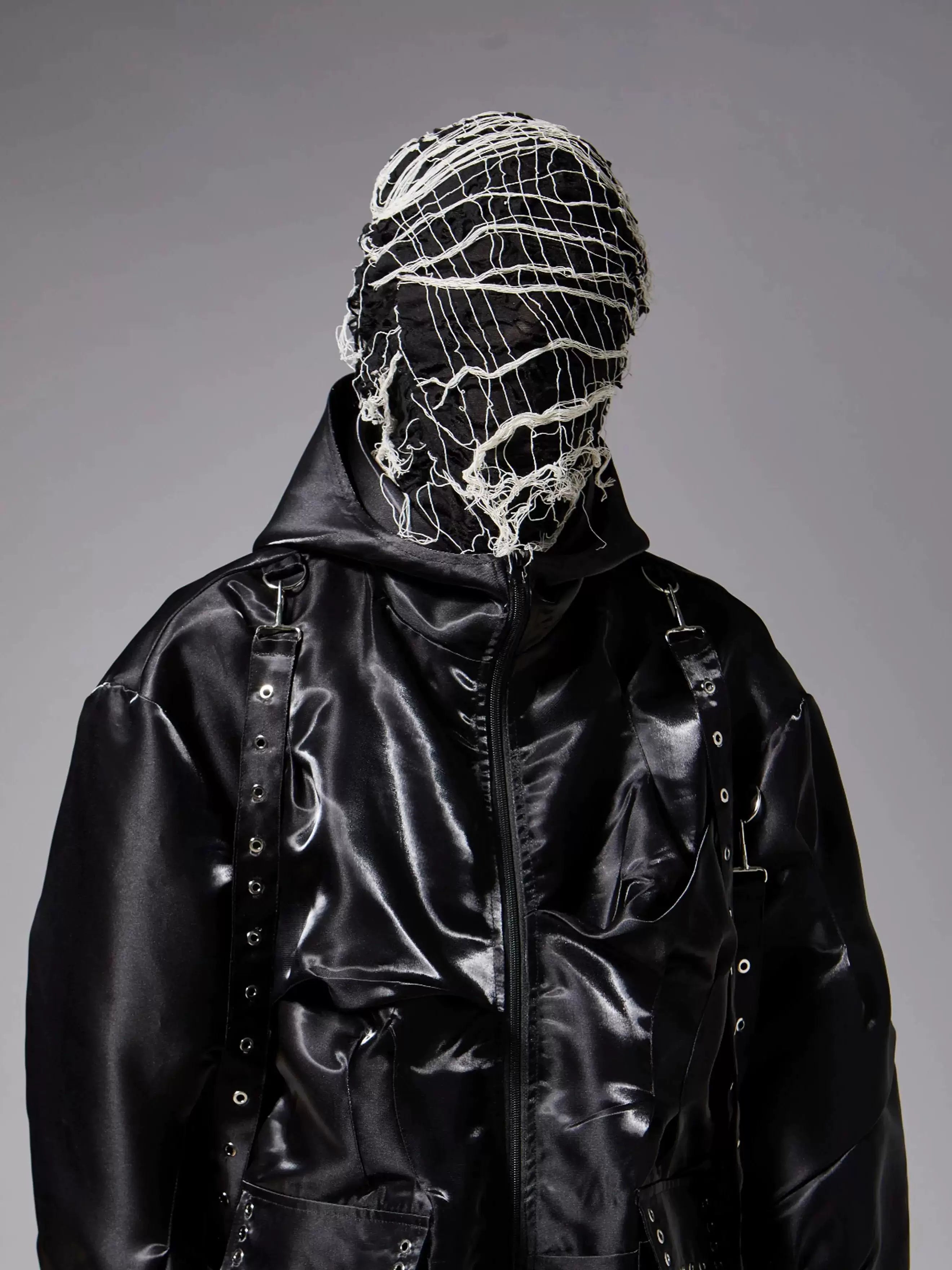 Distressed Knit Balaclava