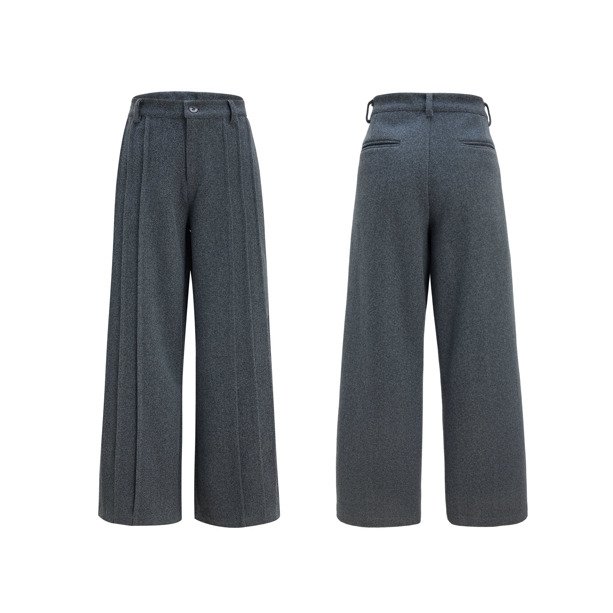 【25s Dec.】Haute Couture Tailored Wool Suit Jacket/ Trousers