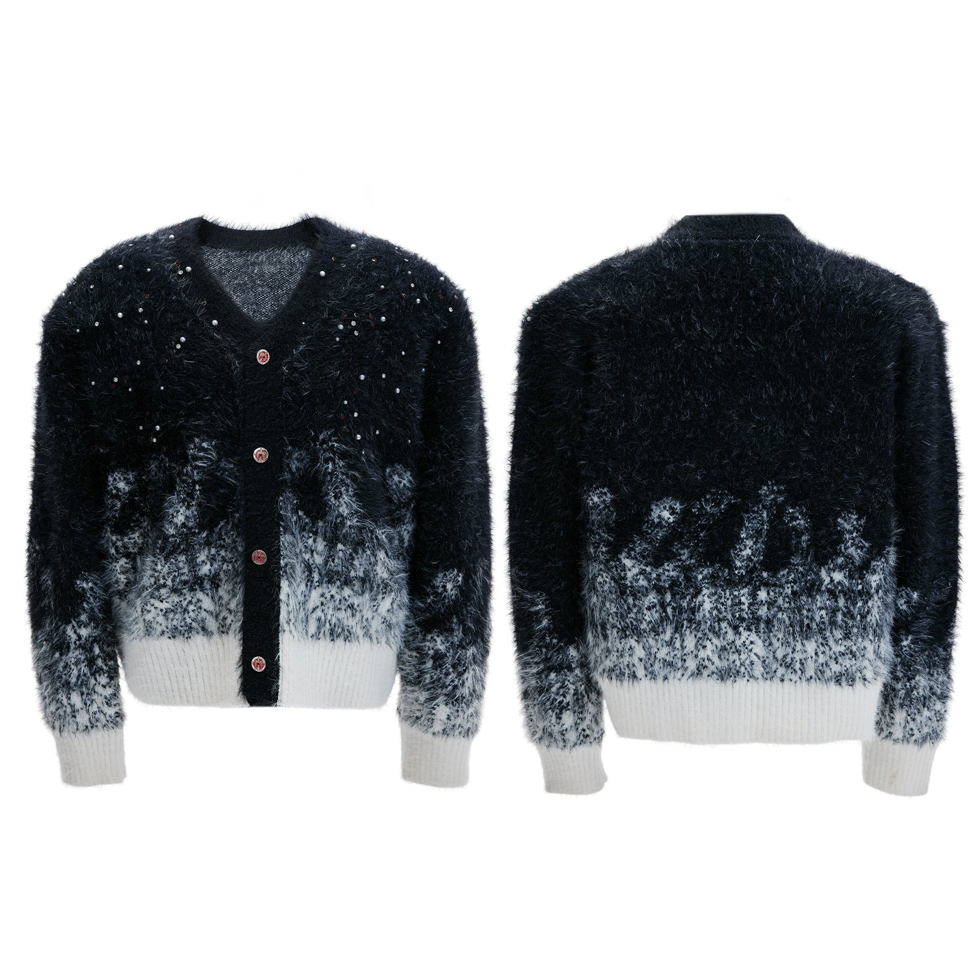 【25s Dec.】Christmas Gradient Rhinestone Knit Sweater