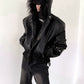 【25s Sep.】Punk Mountain Eagle Large Fur Collar Jacket