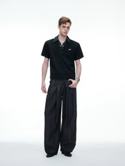 Layered Studded Polo Tee