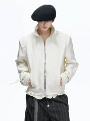 Spine Heavy Embroidered Patchwork Jacket