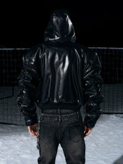 Studded Faux Fur Coat