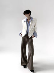 Napoleon Button Detail Trousers