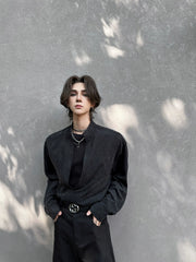 Relaxed Long Sleeve Casual Shirt