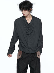 Multi-Form Draped Long Sleeve Base Layer