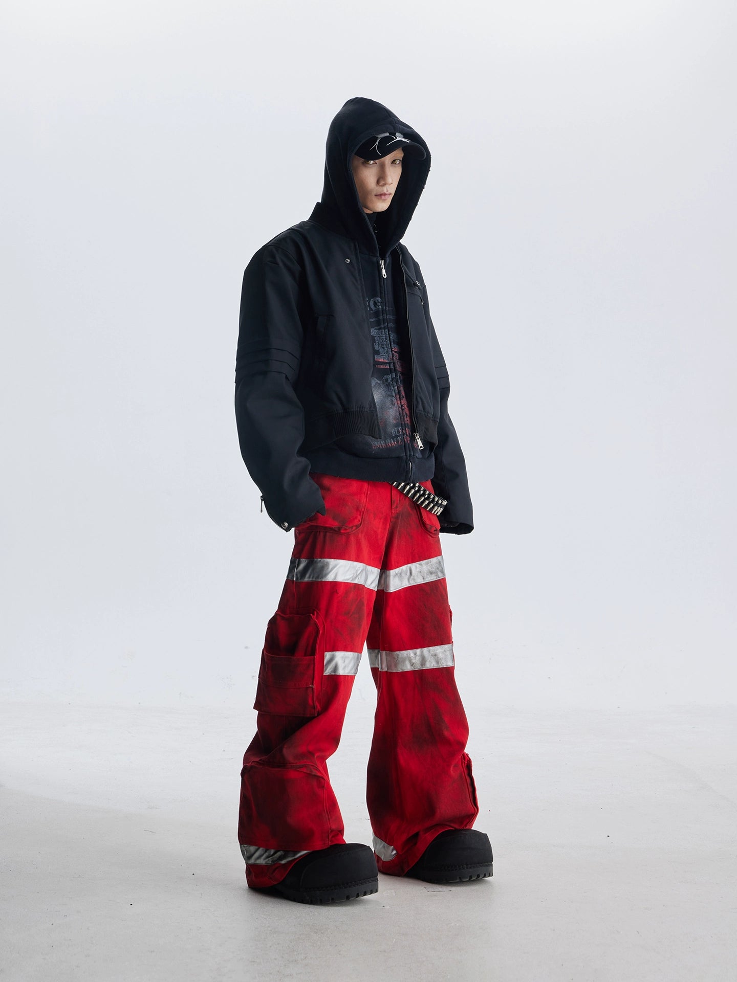 【25s Aug.】Street Dirty Dyed Multi-pocket Jeans