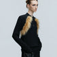 【25s Nov.】Retro High-neck Fur Slim Bottoming Shirt