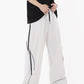 【25s Jul.】Vintage Grey Loose Straight-Leg Jogger Pants