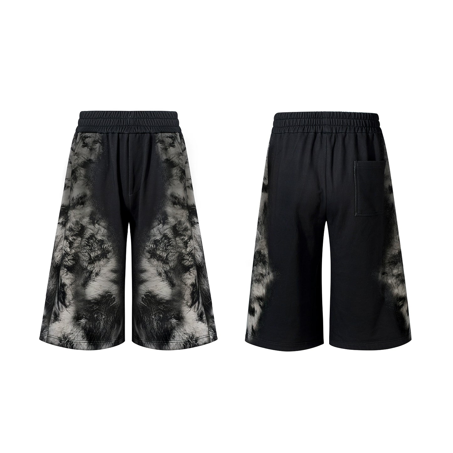 【25s Jul.】Leopard Print Hooded Slim-fit Jacket/Shorts/Trousers