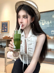 【25s Jul.】Sexy Waist-Fitted Lapel Shirt